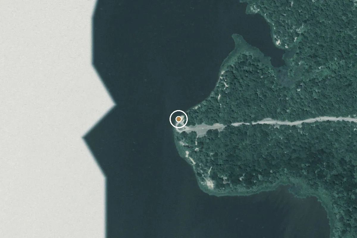 Aerial view of Clay Bluff