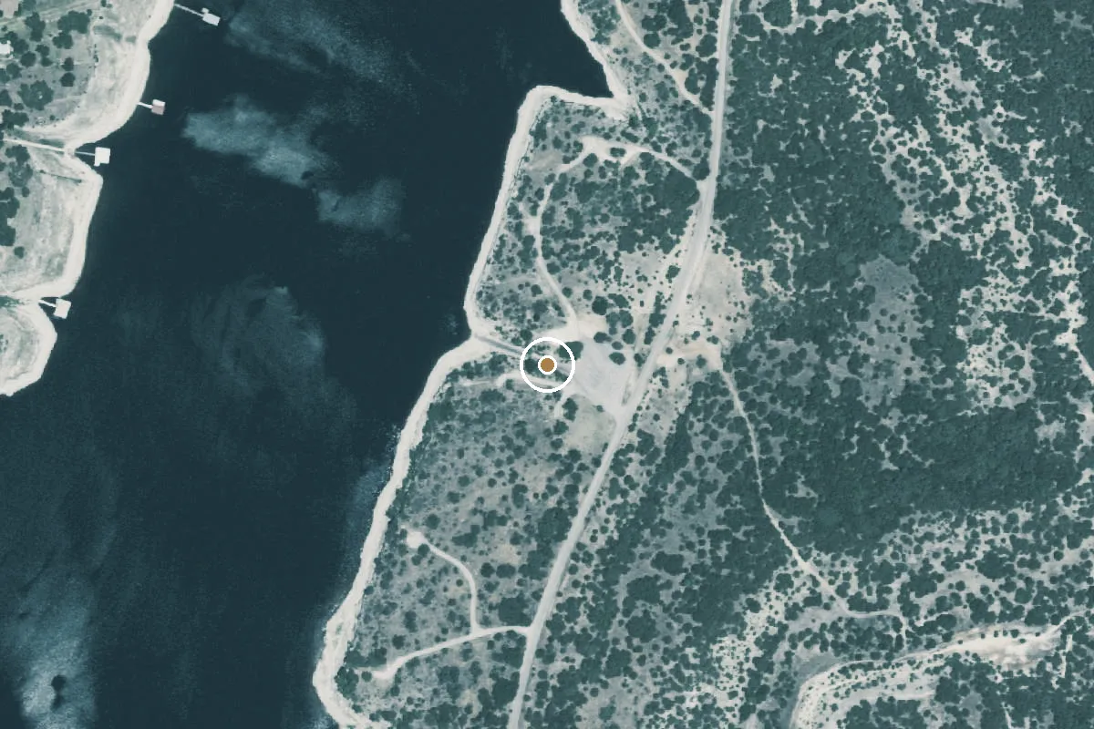 Aerial view of Collier Boat Ramp