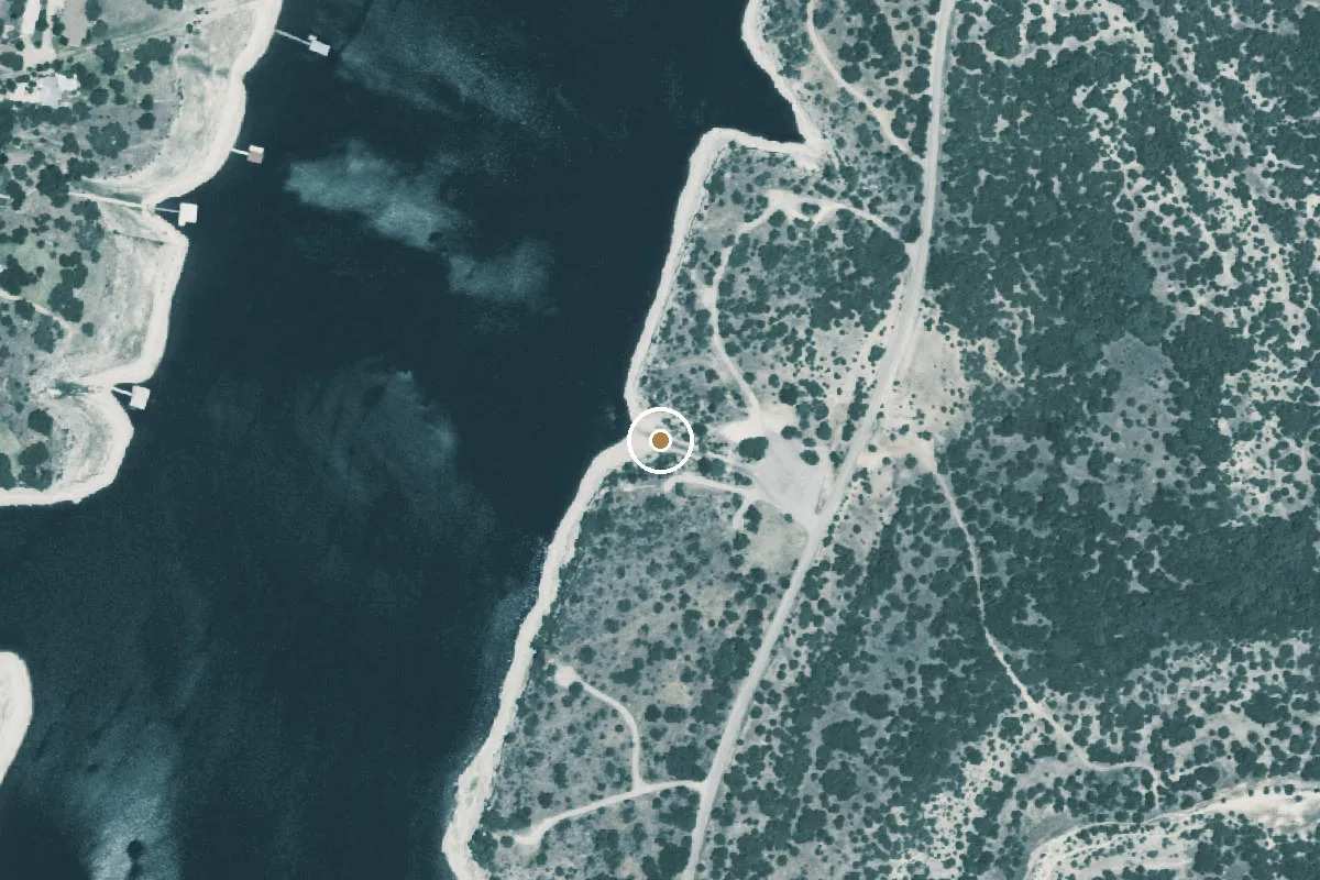 Aerial view of Collier Boat Ramp