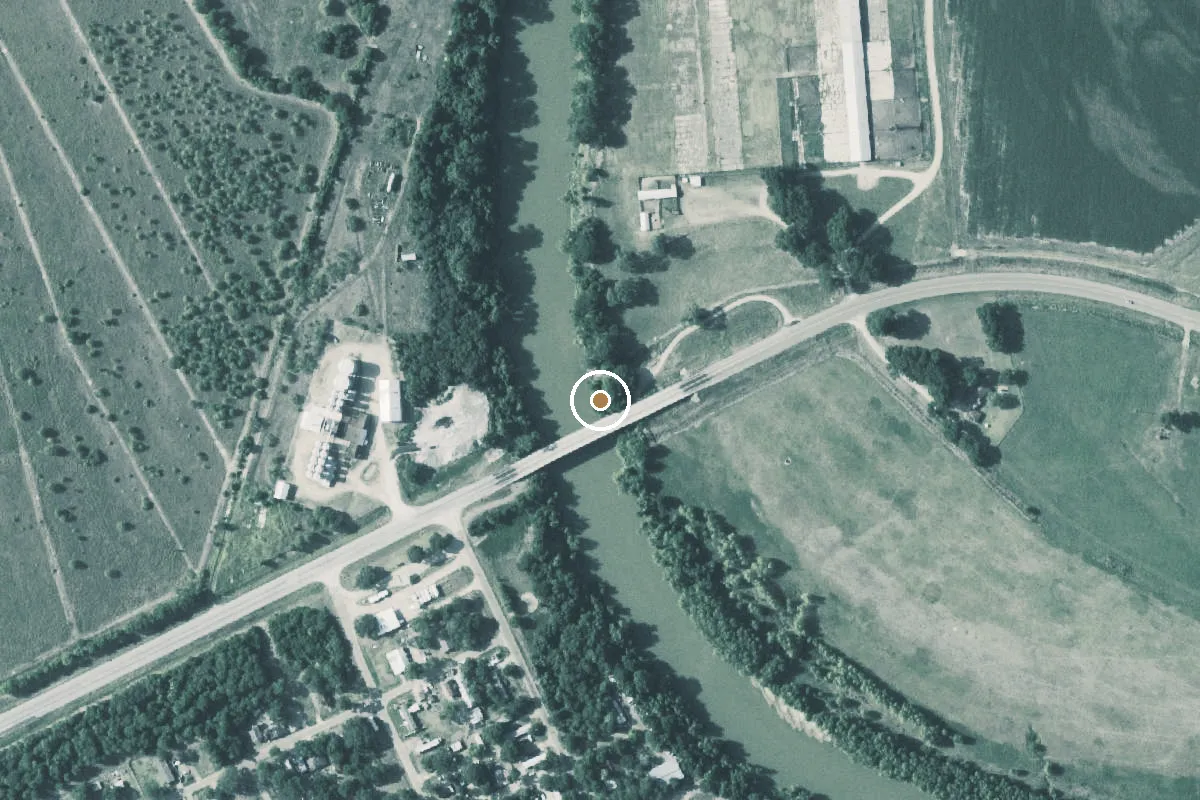 Aerial view of Colorado Boat Ramp