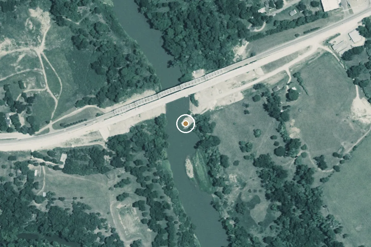 Aerial view of Colorado Boat Ramp
