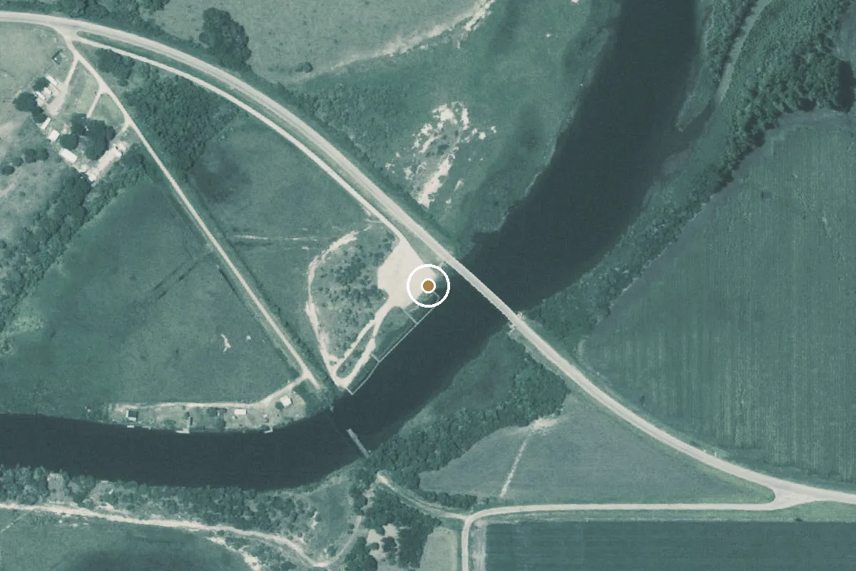 Aerial view of Colorado Boat Ramp