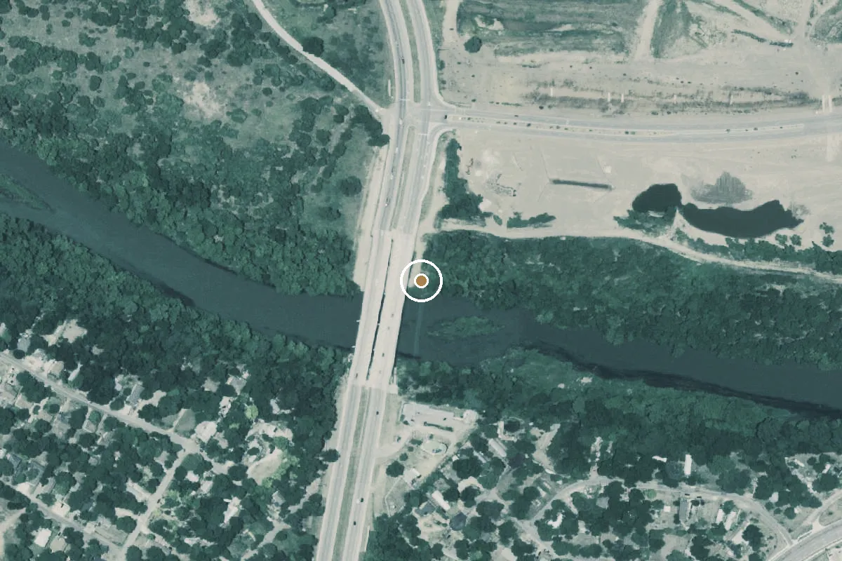 Aerial view of Colorado Boat Ramp