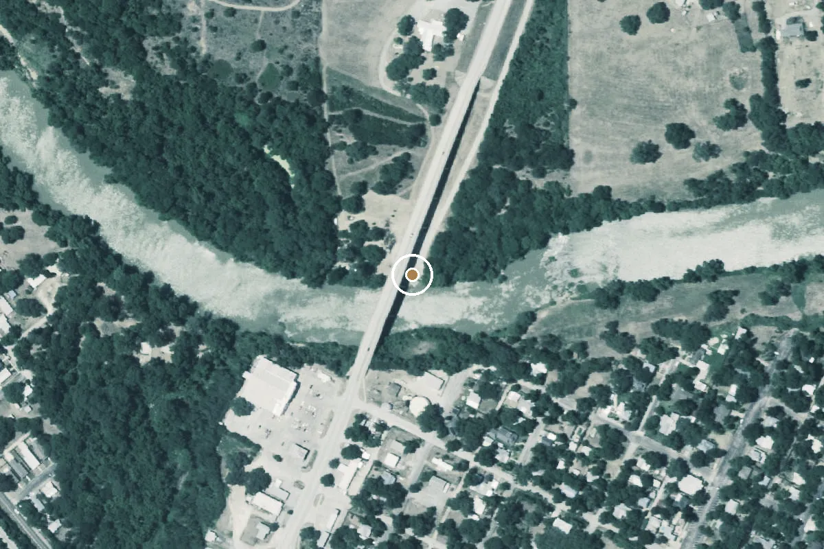 Aerial view of Colorado Boat Ramp