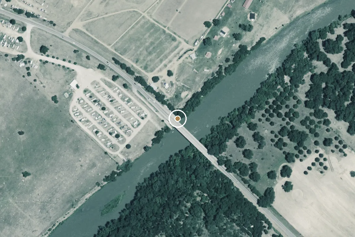 Aerial view of Colorado Boat Ramp