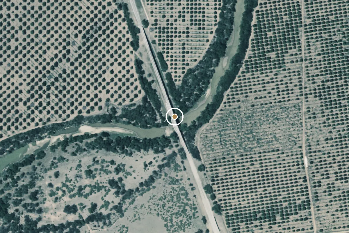 Aerial view of Colorado River Boat Ramp