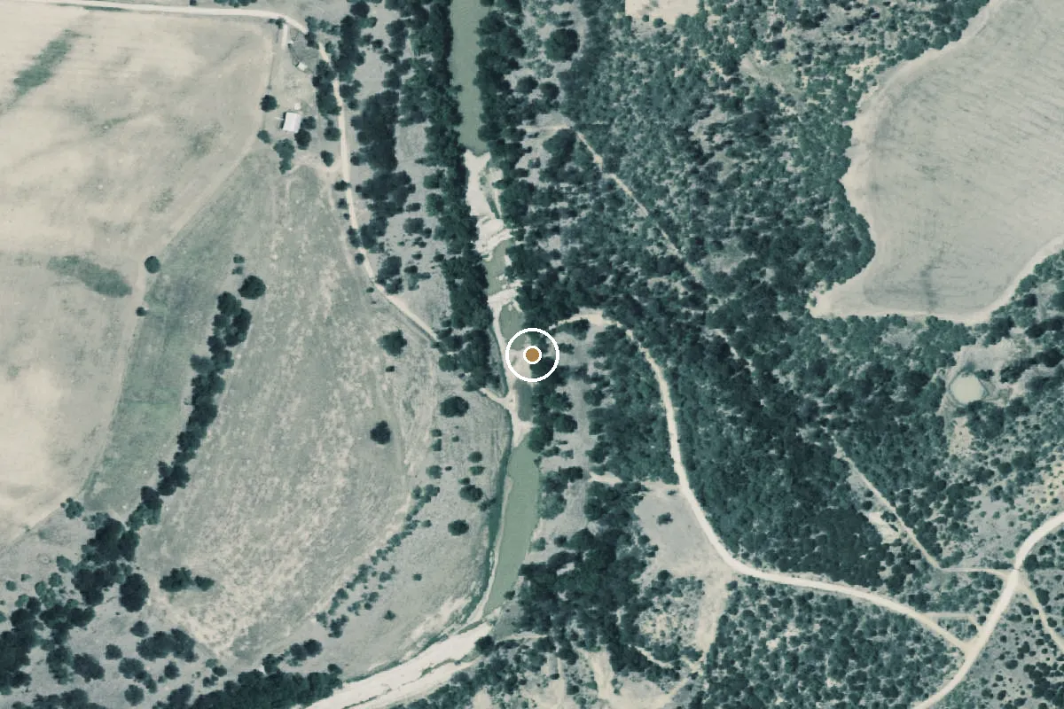 Aerial view of Colorado River Boat Ramp