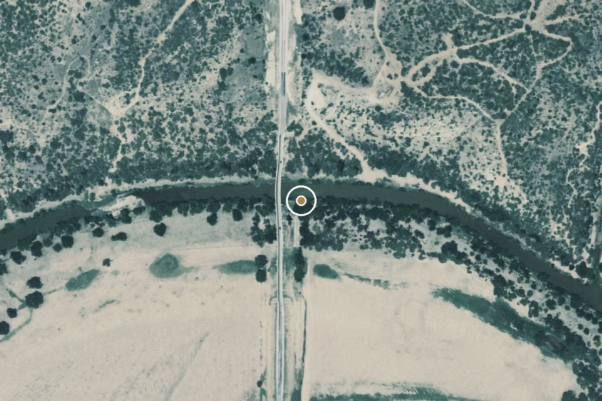 Aerial view of Colorado River Boat Ramp