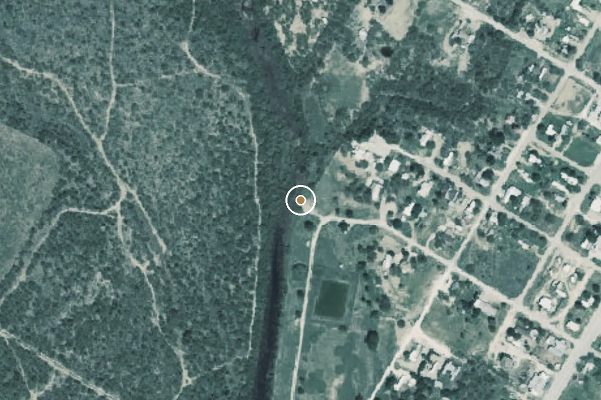 Aerial view of Colorado River Boat Ramp