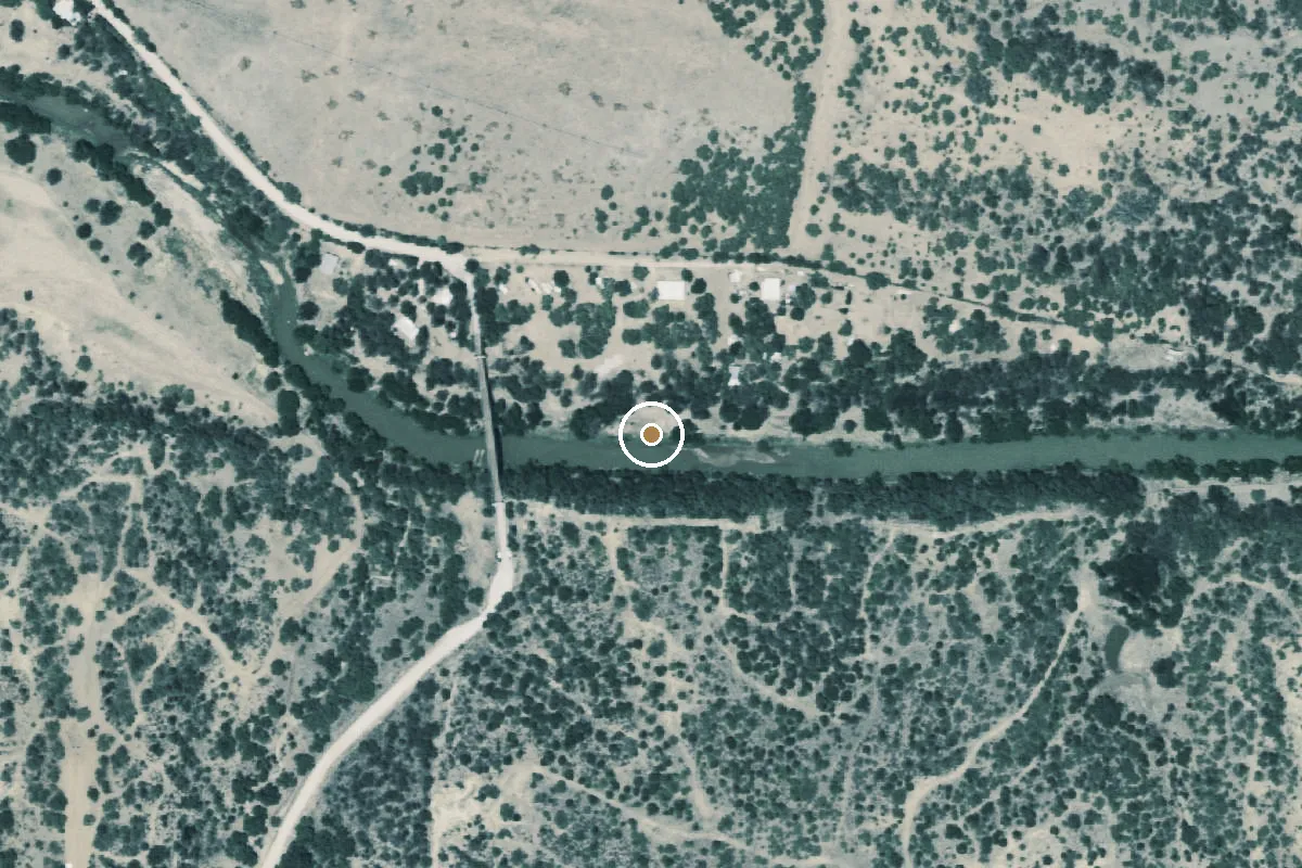 Aerial view of Colorado River Boat Ramp