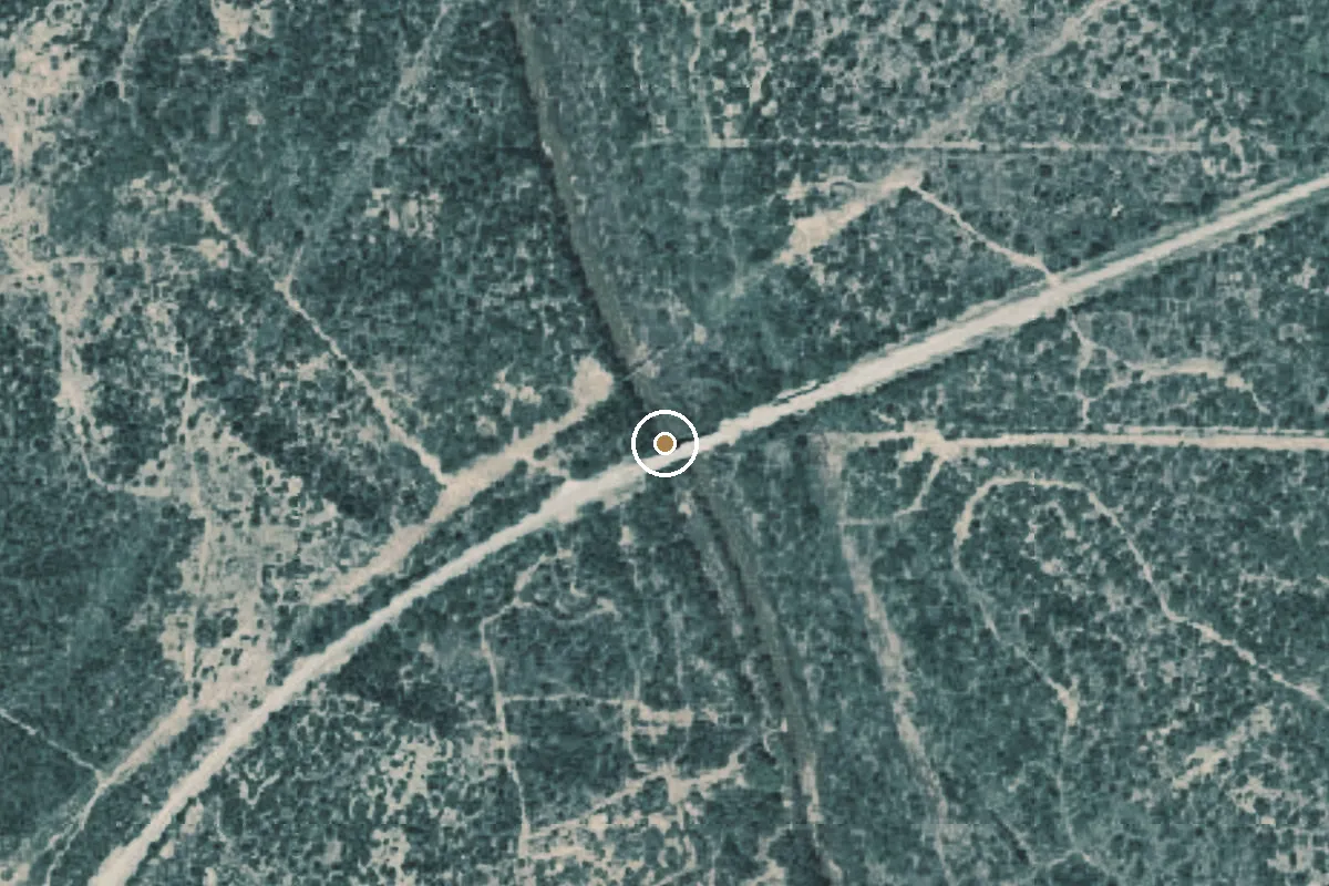 Aerial view of Colorado River Boat Ramp