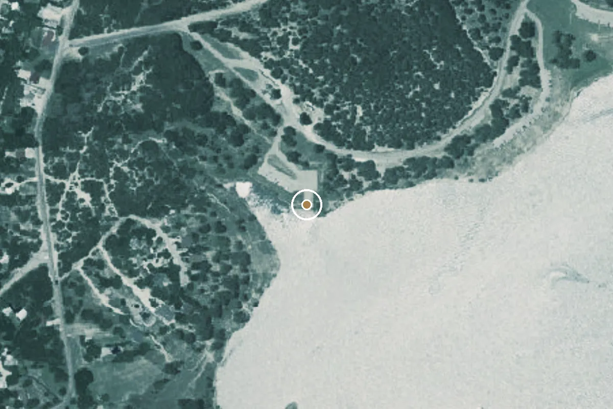 Aerial view of Comal Park Boat Ramp