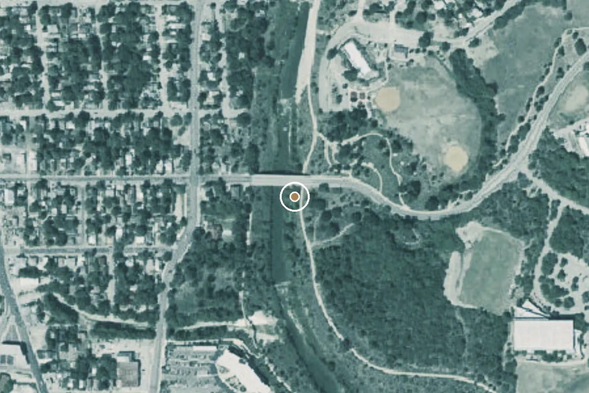 Aerial view of Concepcion Park Boat Ramp