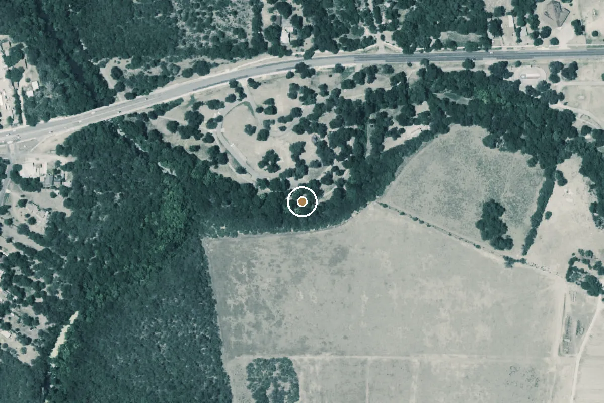 Aerial view of Covington Park Boat Ramp