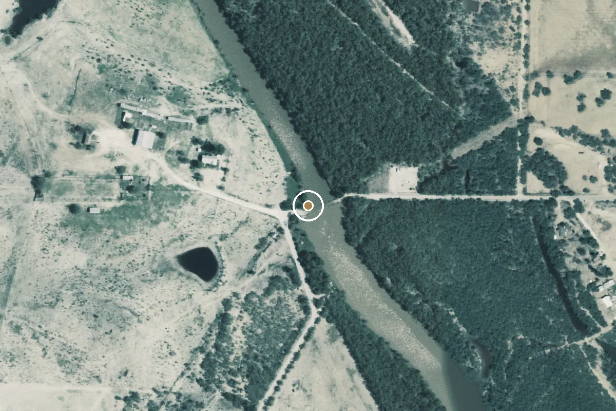 Aerial view of CR 356 Access Boat Ramp