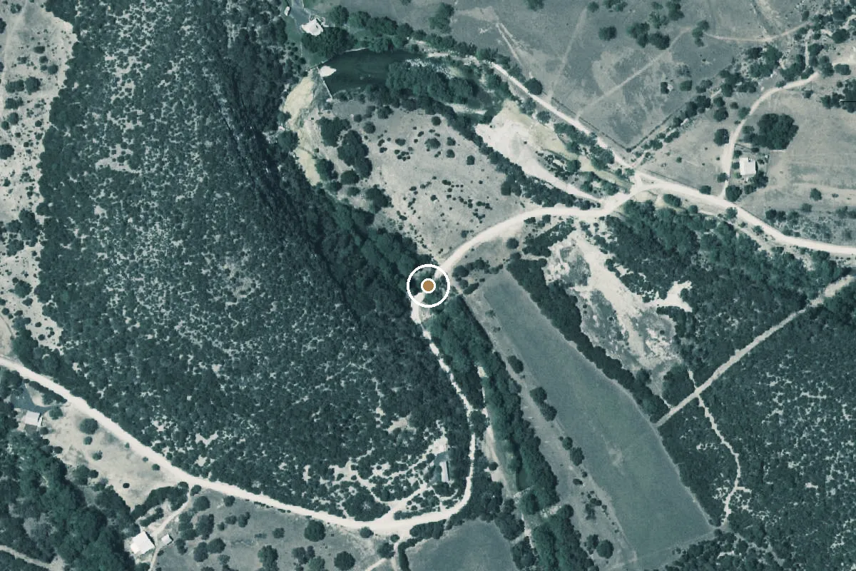 Aerial view of Cypress Creek Boat Ramp