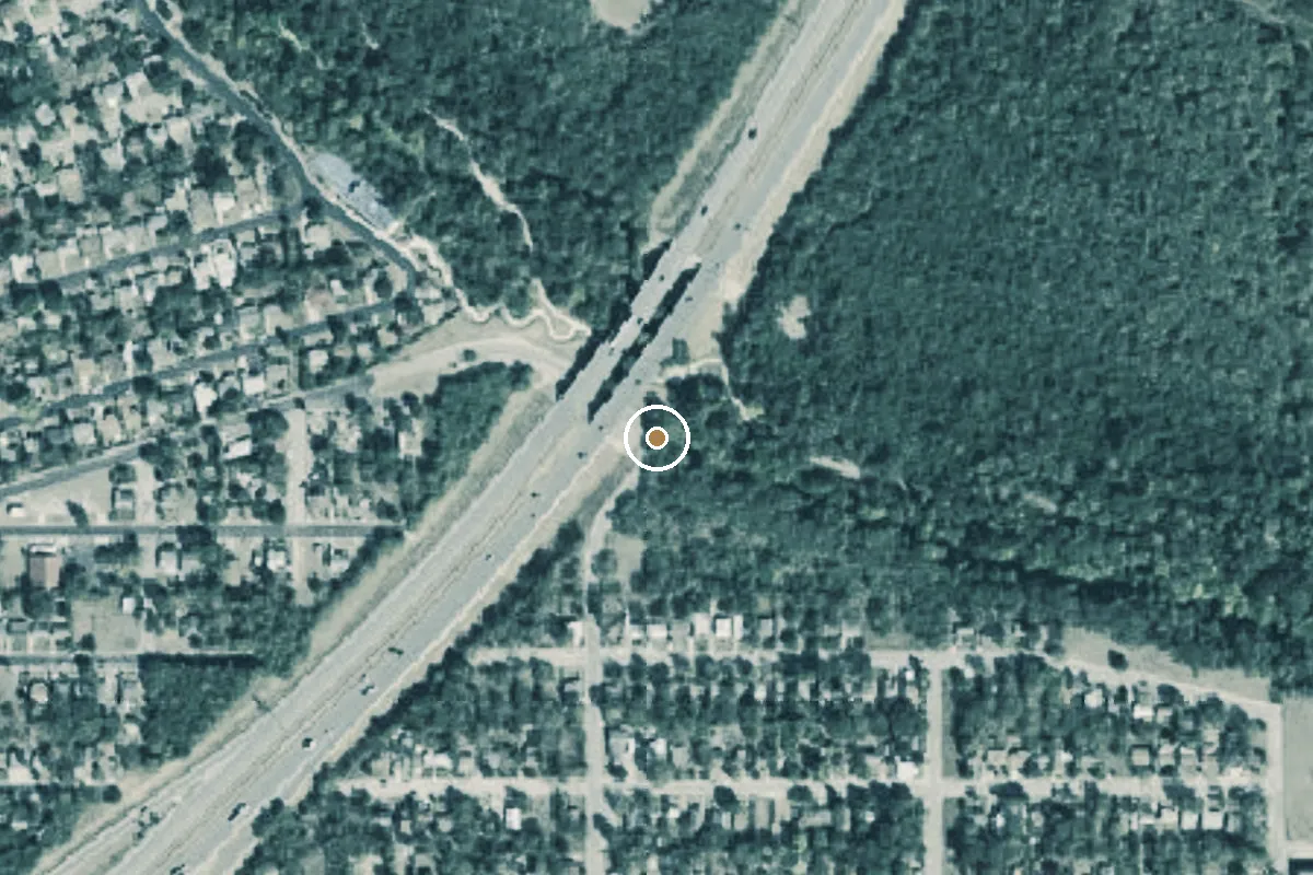 Aerial view of Dafoste Park Boat Ramp