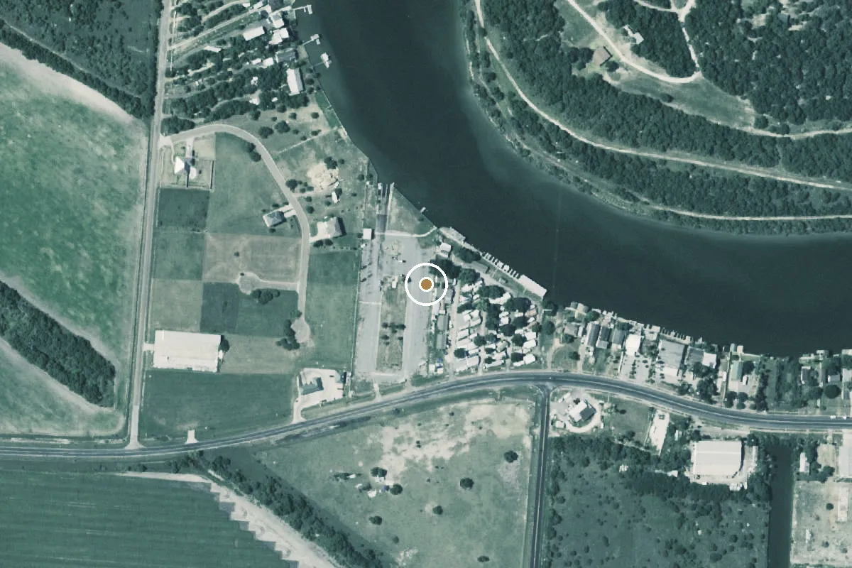 Aerial view of Del Rey Boat Ramp