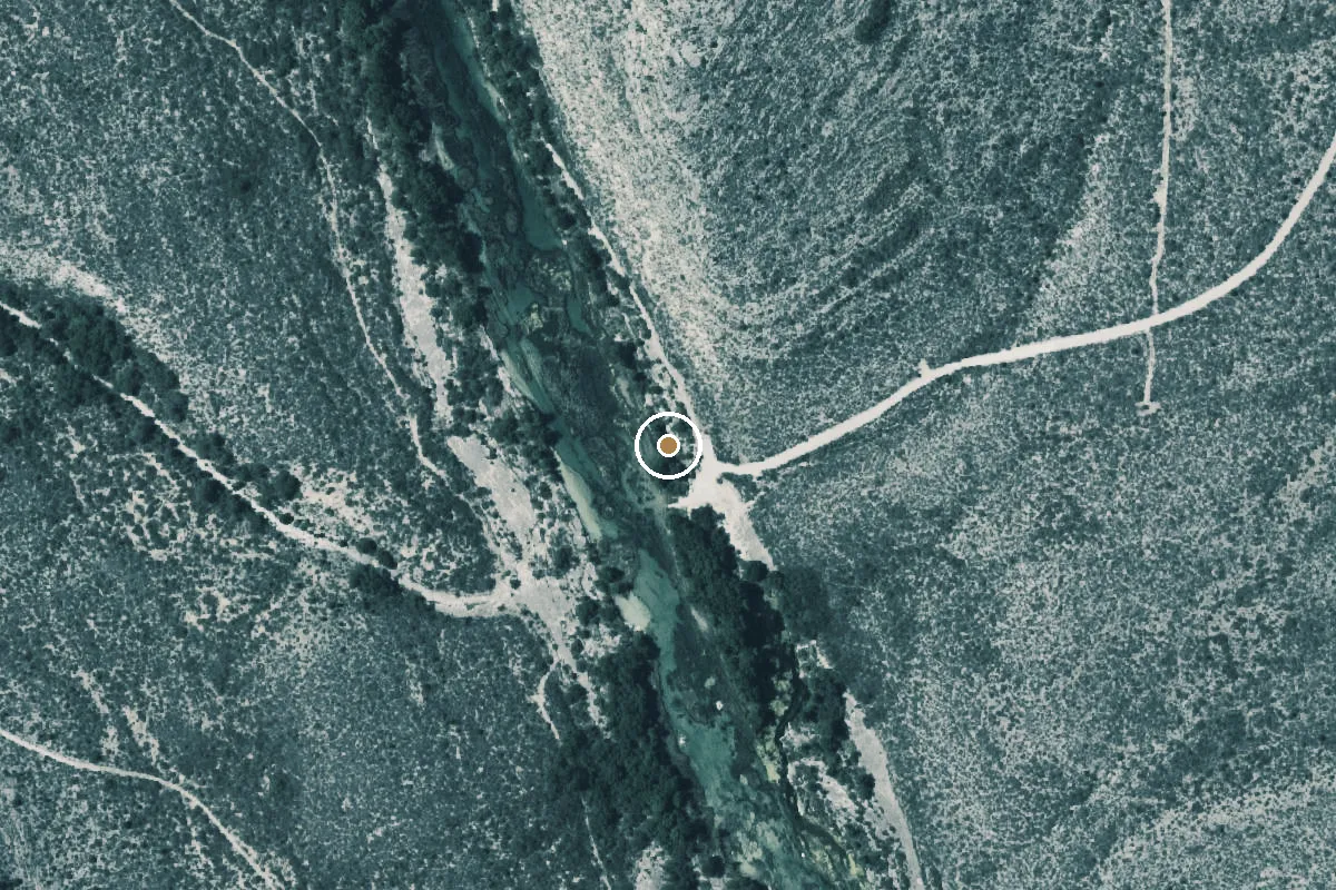 Aerial view of Devils River State Natural Area - Del Norte Unit Boat Ramp