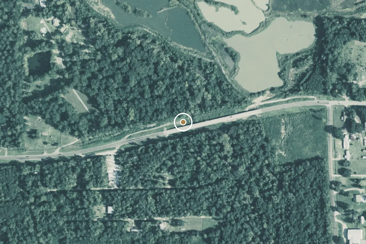Aerial view of East Fork San Jacinto Boat Ramp
