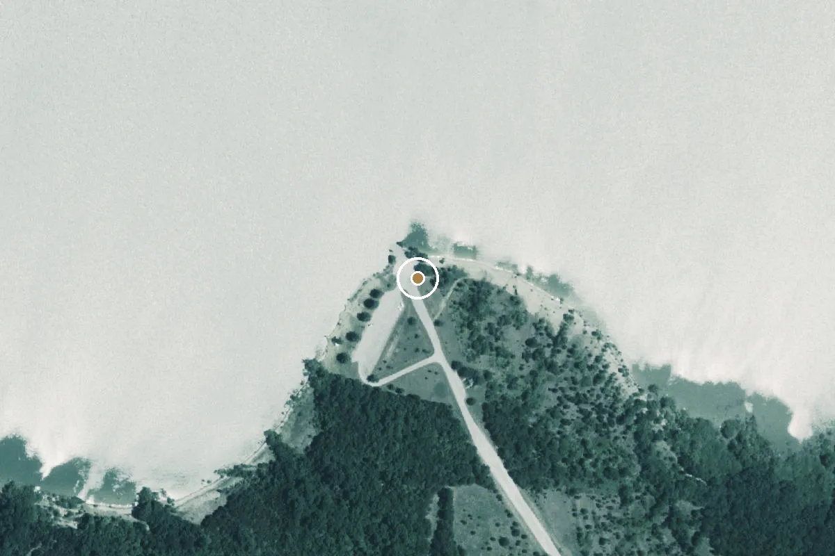 Aerial view of Elm Creek Park Boat Ramp