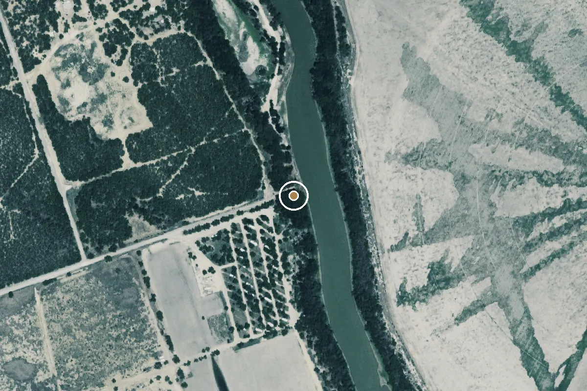 Aerial view of Espantosa Lake Boat Ramp