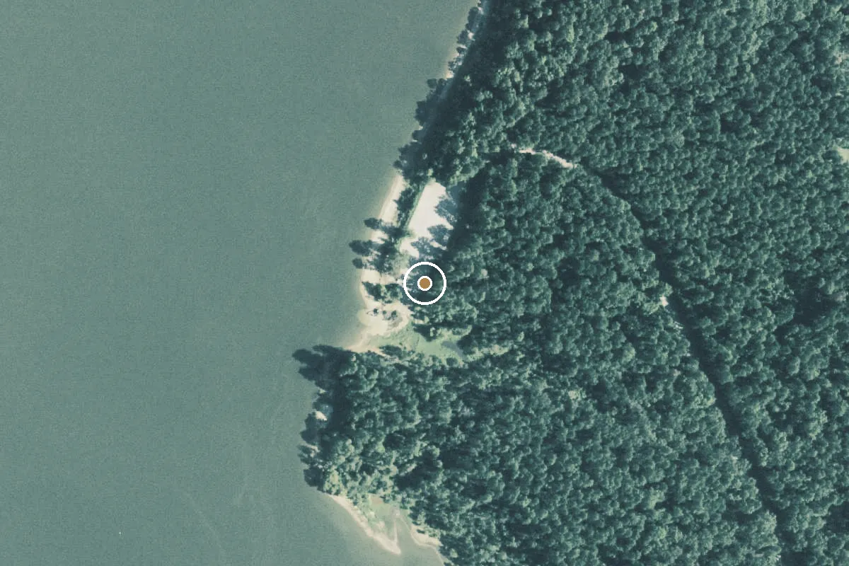 Aerial view of Etoile Park Boat Ramp