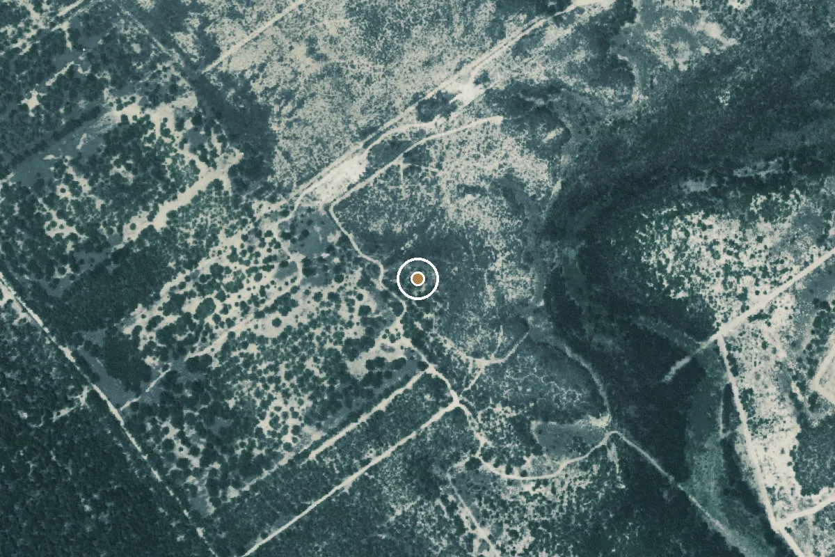 Aerial view of Falcon Lake Boat Ramp
