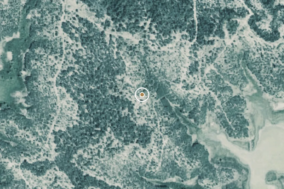 Aerial view of Falcon Lake Boat Ramp