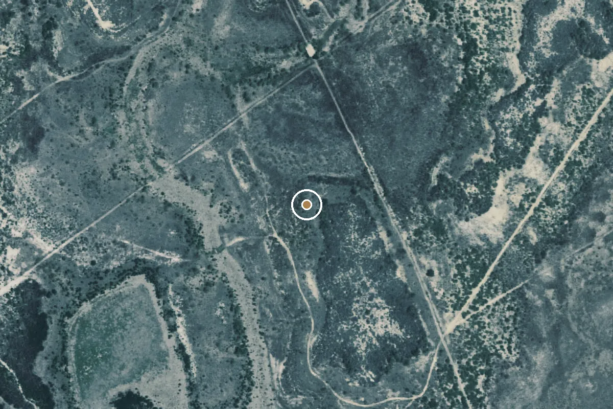 Aerial view of Falcon Lake Boat Ramp