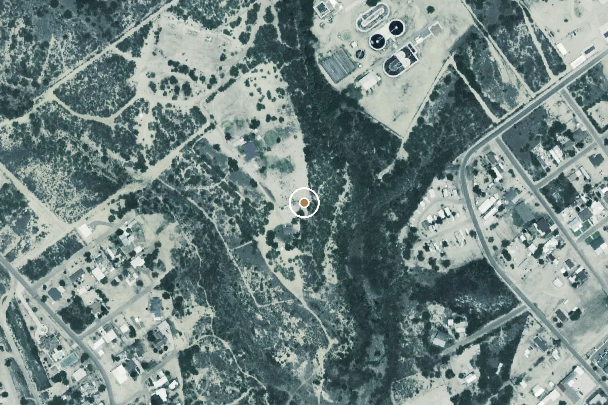 Aerial view of Falcon Lake Boat Ramp