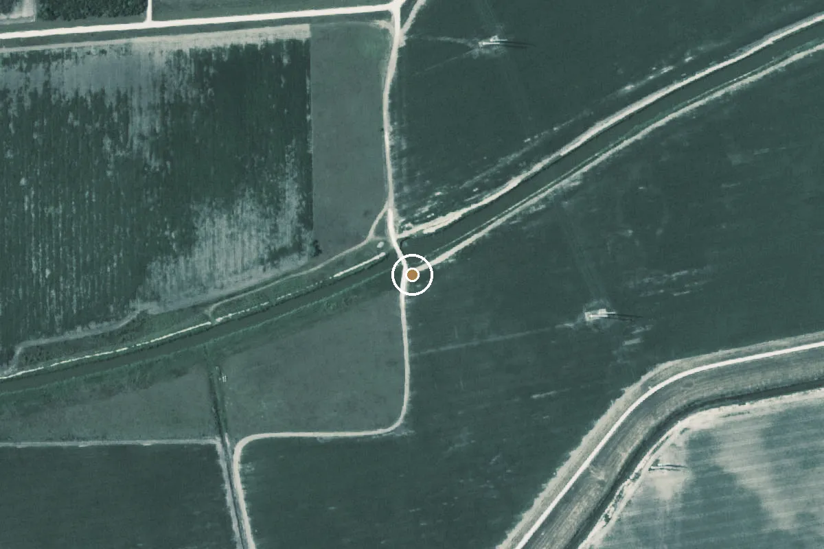 Aerial view of Floodway Canal Boat Ramp
