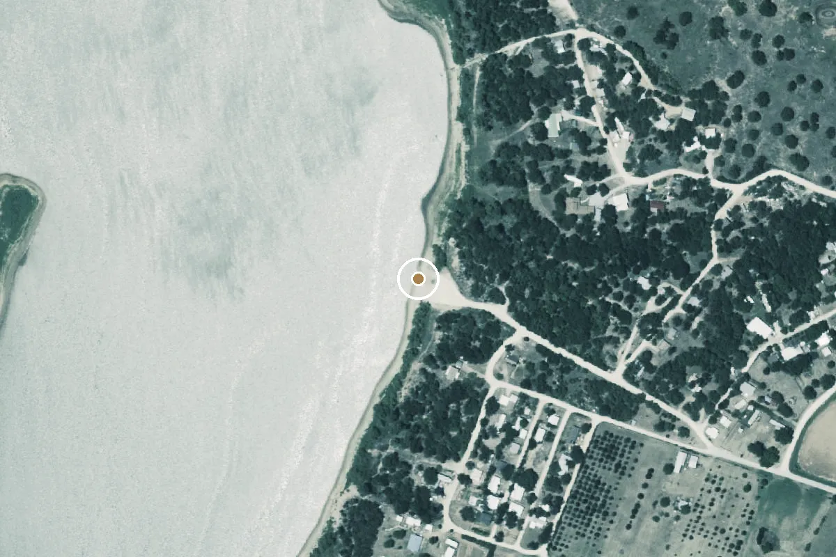 Aerial view of Foley's Landing Boat Ramp