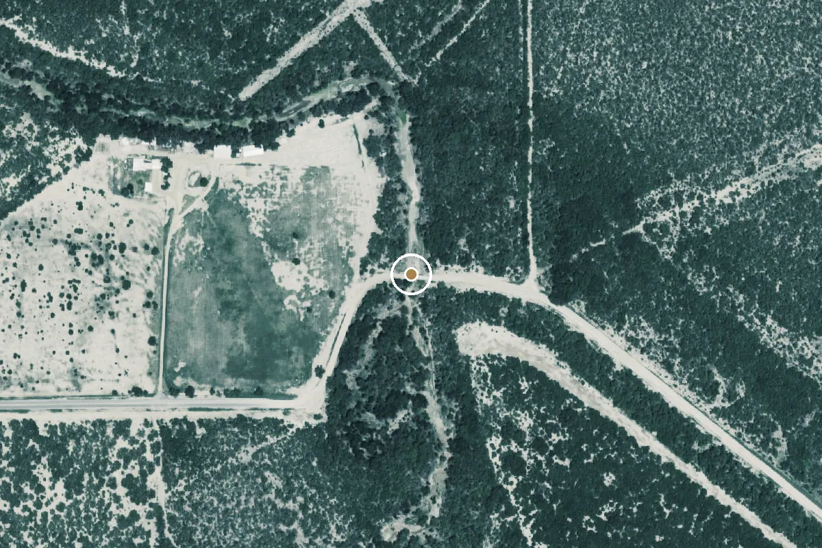 Aerial view of Frio River Boat Ramp