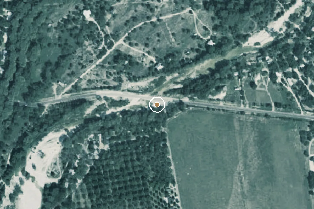 Aerial view of Frio River Boat Ramp