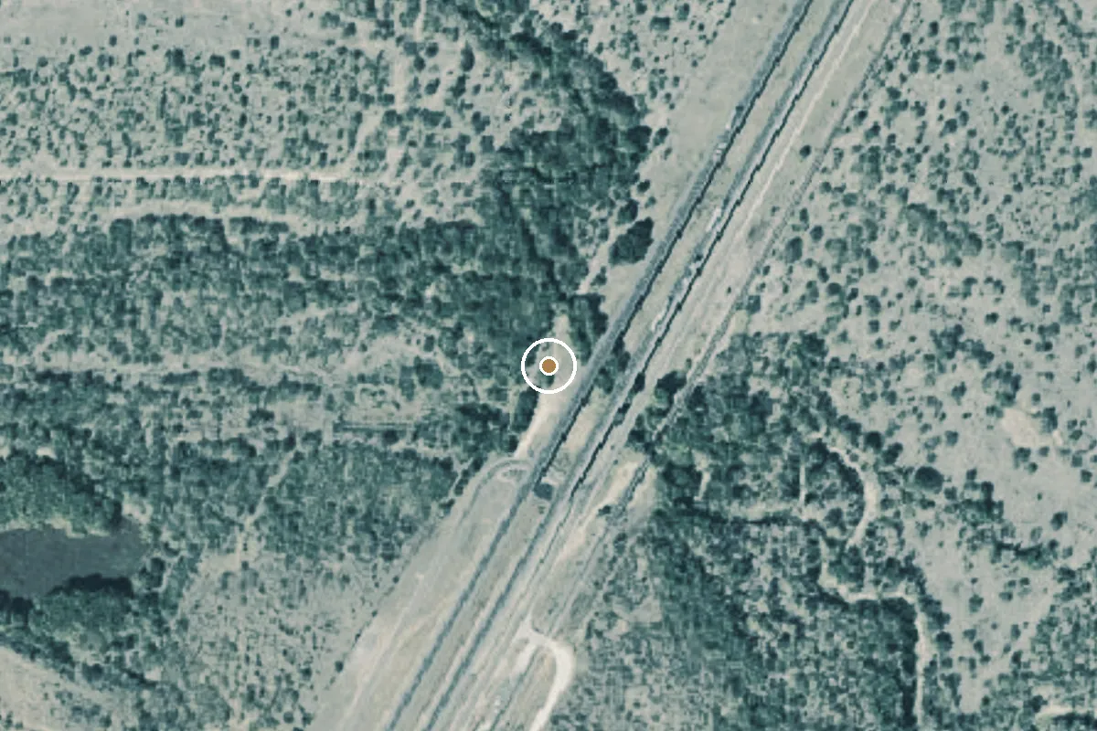 Aerial view of Frio River Boat Ramp