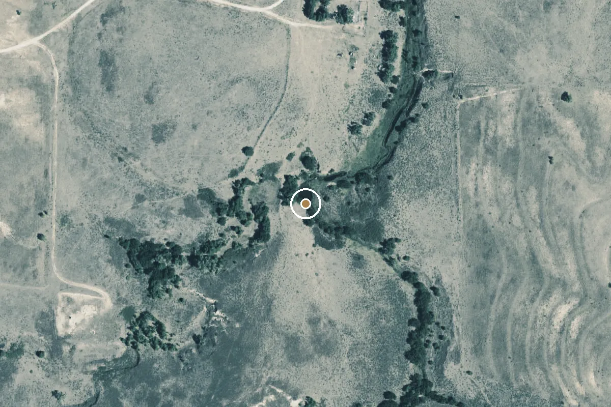 Aerial view of Gene Howe Wildlife Management Area - W. A. (Pat) Murphy Unit Boat Ramp