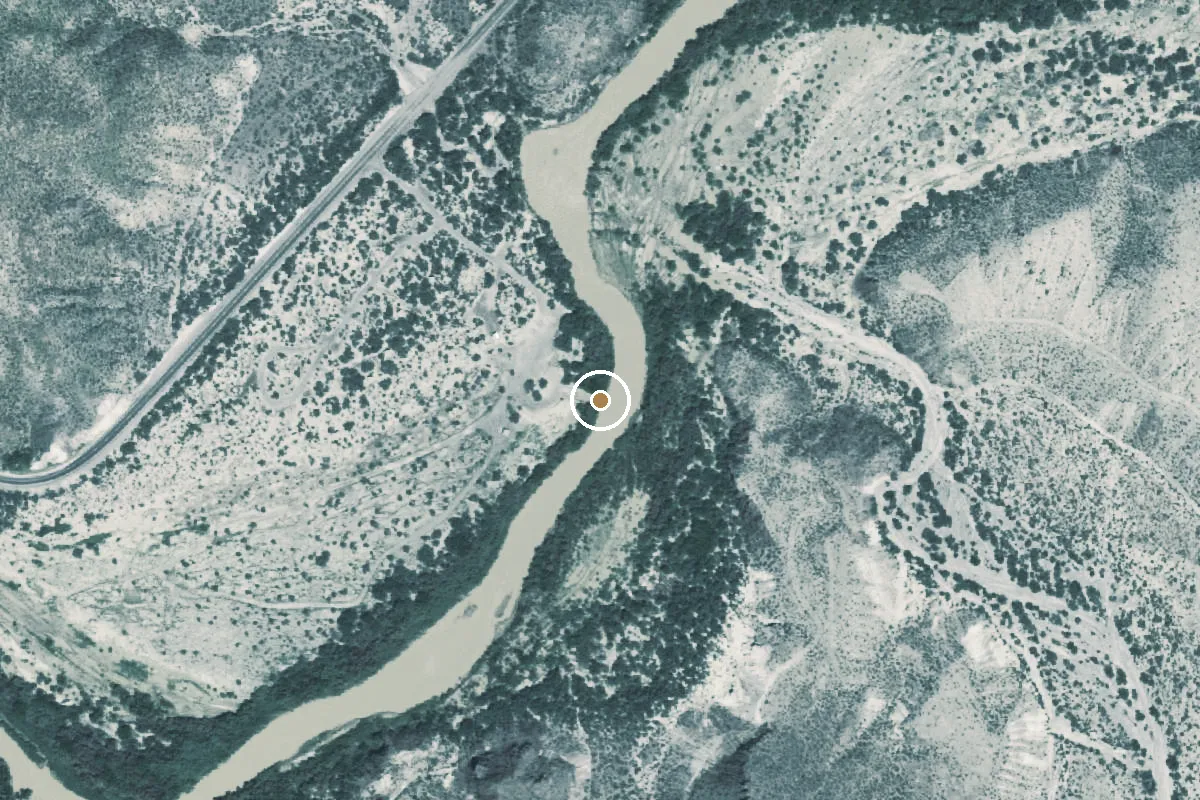 Aerial view of Grassy Banks Campground Boat Ramp