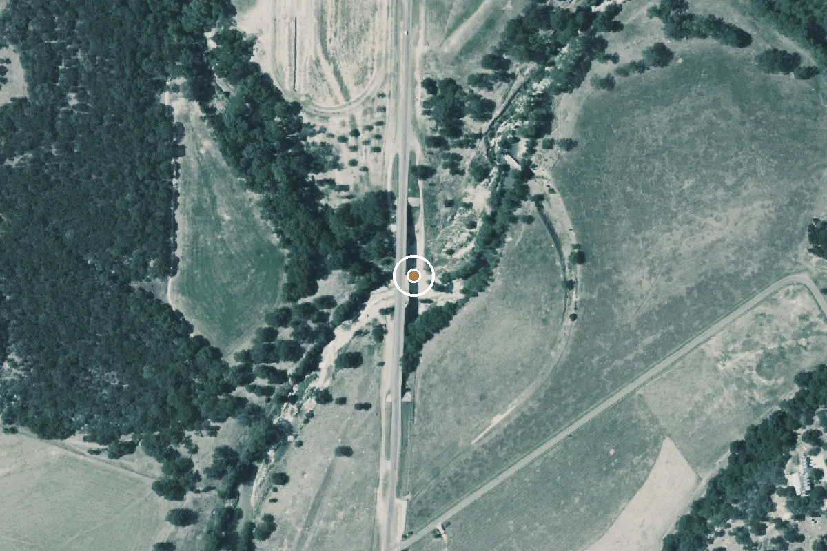 Aerial view of Guadalupe Boat Ramp