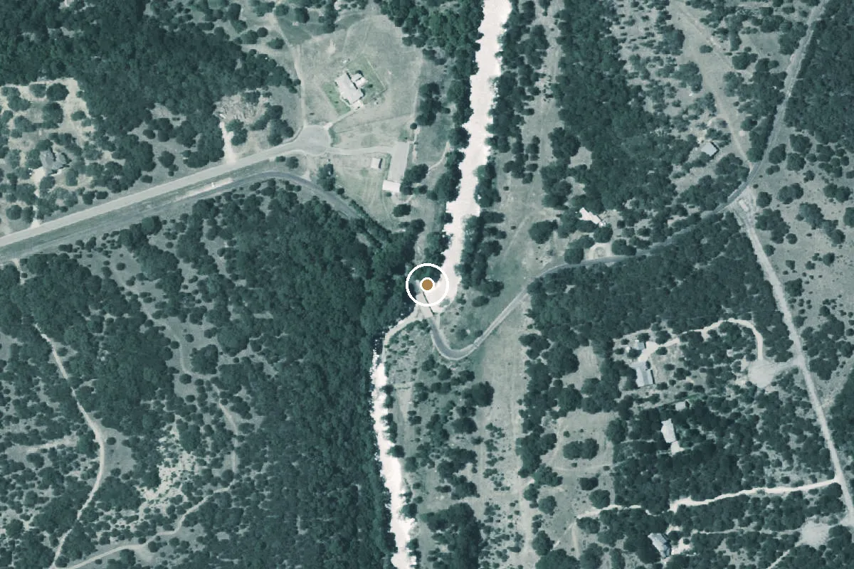 Aerial view of Guadalupe Boat Ramp