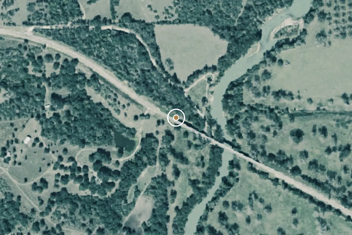 Aerial view of Guadalupe Boat Ramp