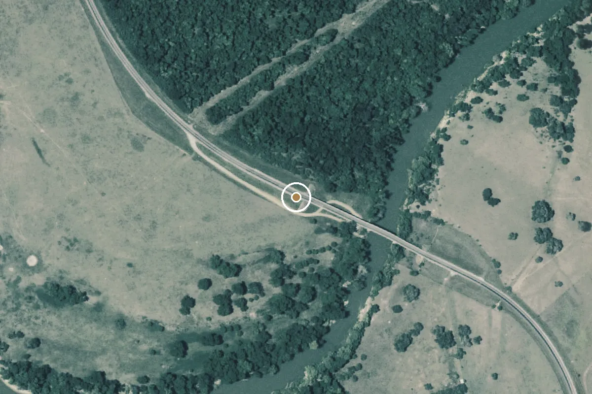 Aerial view of Guadalupe Boat Ramp