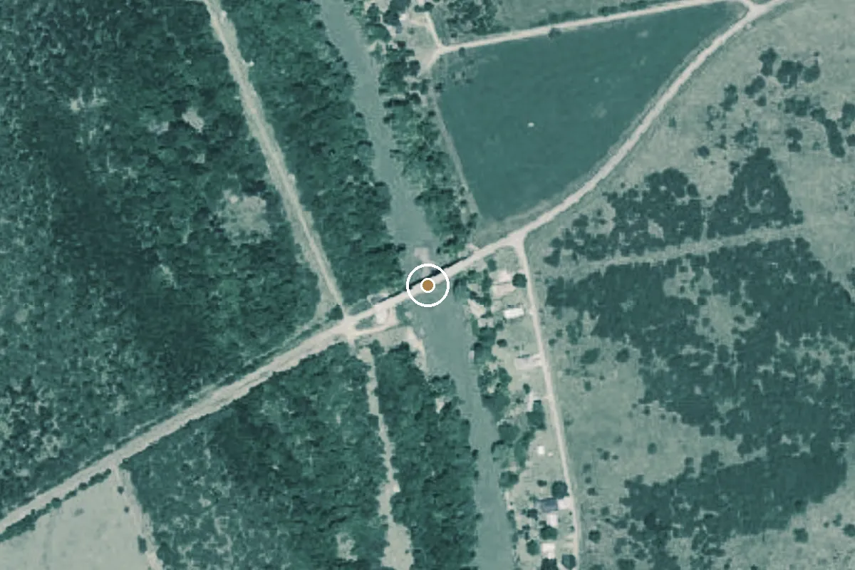 Aerial view of Guadalupe Boat Ramp