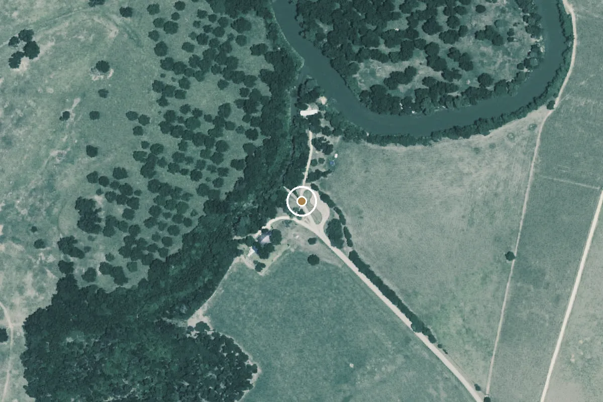 Aerial view of Guadalupe Boat Ramp
