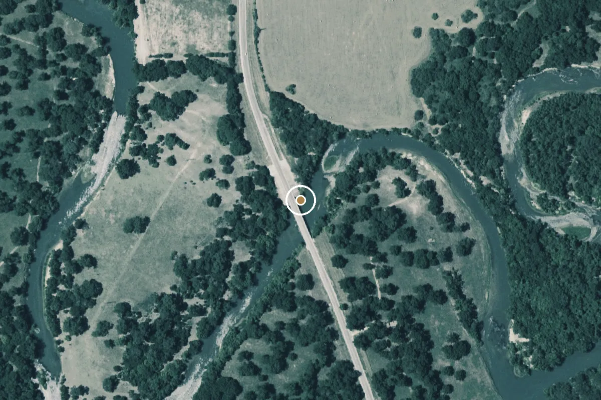 Aerial view of Guadalupe Boat Ramp