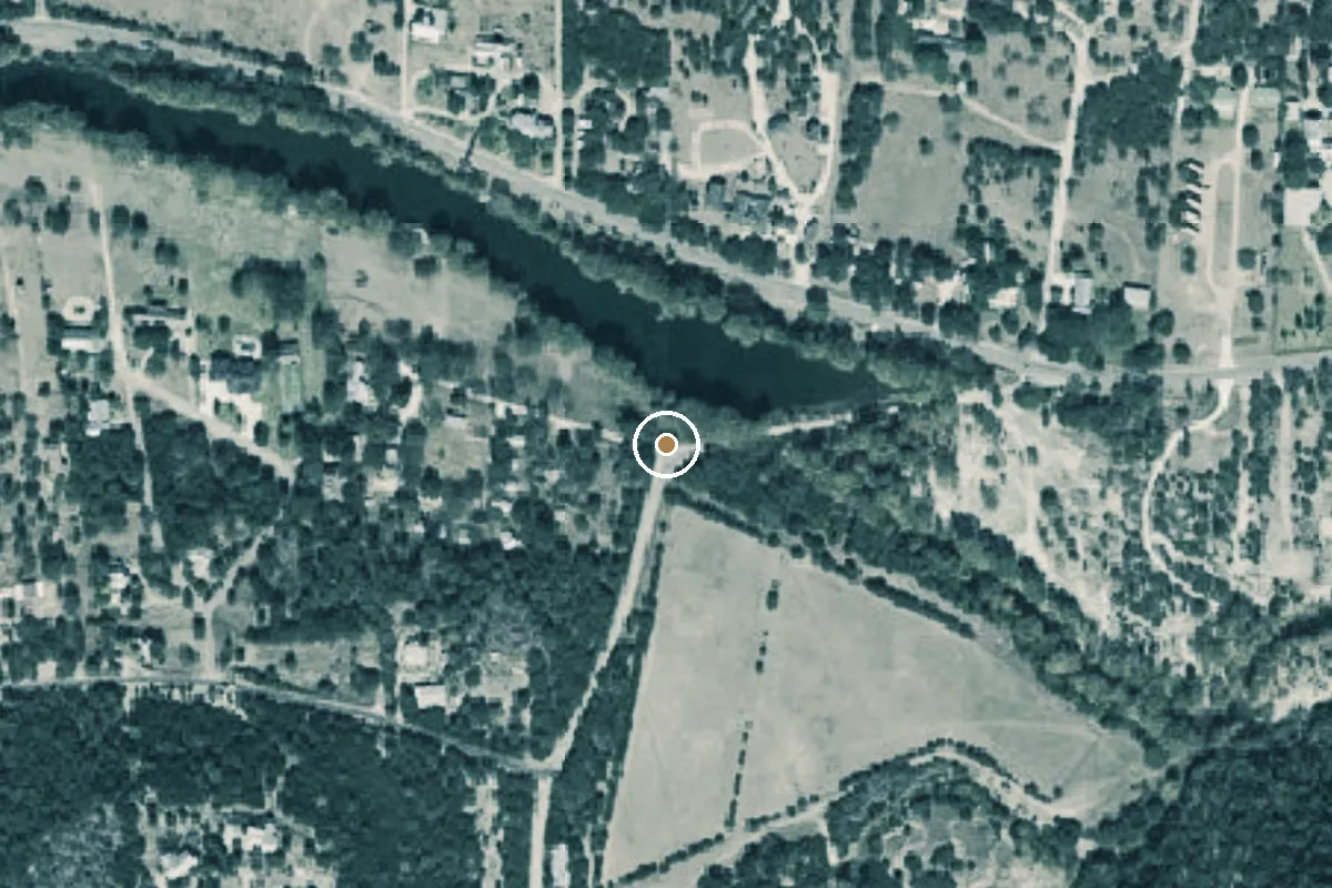 Aerial view of Guadalupe River Boat Ramp