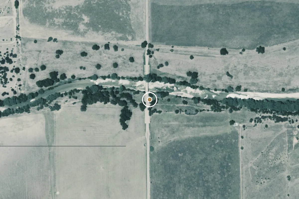 Aerial view of Guadalupe River Boat Ramp