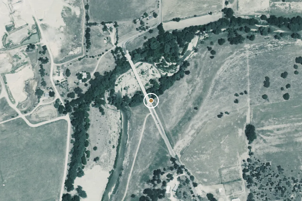 Aerial view of Guadalupe River Boat Ramp