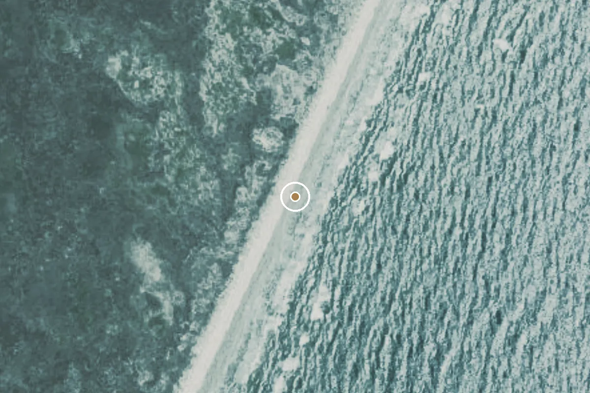 Aerial view of Gulf of Mexico Boat Ramp