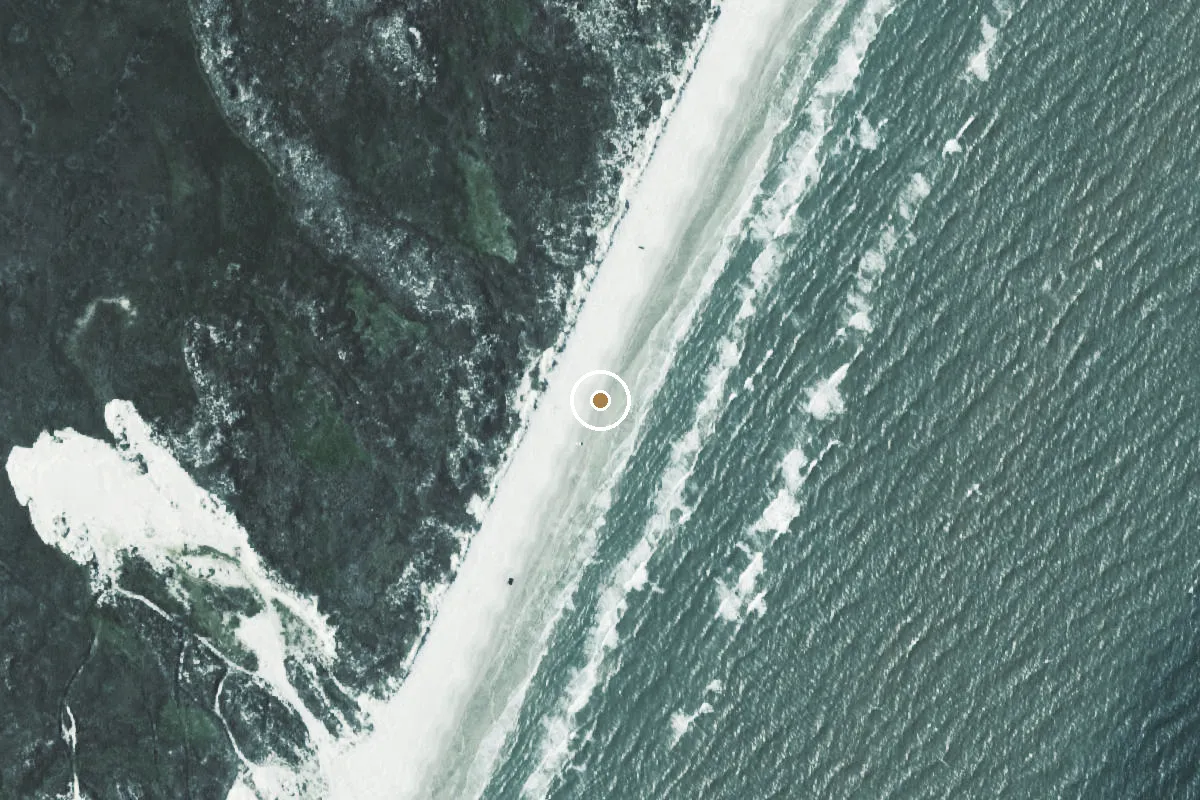 Aerial view of Gulf of Mexico Boat Ramp